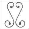 Wrought Iron S Scrolls manufacturers suppliers exporters in India Ludhiana Punjab