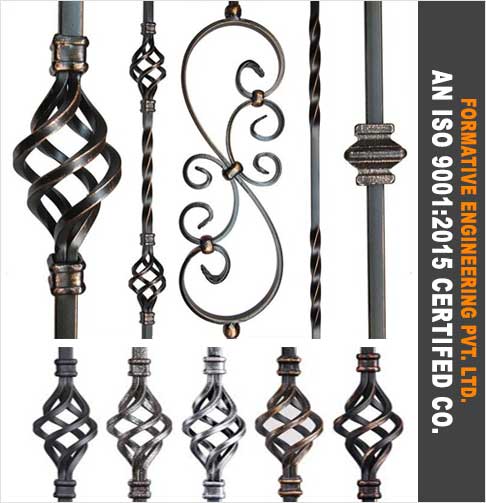 wrought iron hardware manufacturers exporters in India Ludhiana Punjab Gate Grill Fencing Parts suppliers